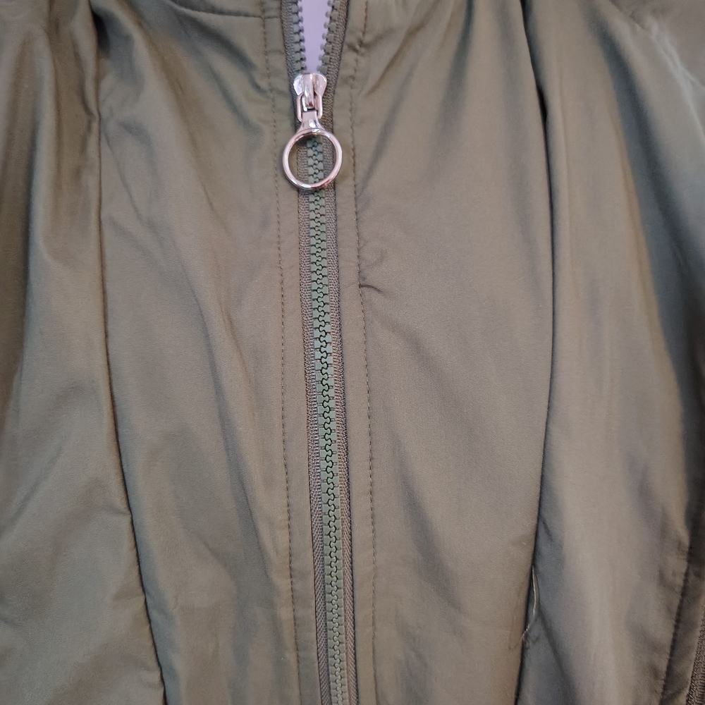 Forest Green Utility Jacket with Striped Details - Picture 5 of 11